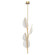 Flora 4 Head Natural Brass Dimmable LED Pendant (7713|PD321104NB)