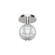 Marni 5-in Polished Nickel LED Flush Mount (7713|FM321201PN)