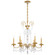 Helenia 6 Light 120V Chandelier in Heirloom Gold with Clear Heritage Handcut Crystal (168|AT1006N-22H)