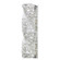 Glissando 18in LED 120V Wall Sconce in Stainless Steel with Clear Crystals from Swarovski (168|STW120N-SS1S)