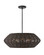 Medium Convertible Drum Chandelier (87|40384BLK)