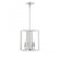 Champlin 4-Light Pendant in White with Polished Nickel Accents (128|3-8881-4-172)