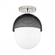 Nyack Semi Flush (57|6110-PN/BK)