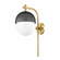 1 LIGHT WALL SCONCE (57|6100-AGB/BK)