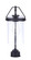 Franklin 1 Light Outdoor Post Mount in Midnight (20|ZA3315-MN)
