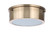 Fenn 1 Light 9'' LED Flushmount in Satin Brass (20|X6709-SB-LED)