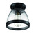 Lodie 1 Light 7.5'' Flushmount in Flat Black (20|X1408-FB)