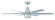 Quirk 54'' 6-Blade Indoor/Outdoor (Damp) Ceiling Fan in Titanium w/ Titanium Blades; Integrated L (20|QRK54TI6)