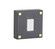 Surface Mount LED Lighted Push Button in Flat Black w/ Satin Brass Accents (20|PB5015-FBSB)