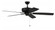 Pro Plus 52'' 5-Blade Ceiling Fan in Flat Black w/ Flat Black/Greywood Blades (20|P52FB5-52FBGW)