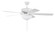 Pro Plus 211 52'' 5-Blade Ceiling Fan in White w/ White/Washed Oak Blades (20|P211W5-52WWOK)