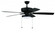 Pro Plus 119 52'' 5-Blade Ceiling Fan in Flat Black w/ Flat Black/Greywood Blades (20|P119FB5-52FBGW)