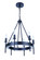 Larrson 6 Light Chandelier in Flat Black (20|54326-FB)