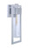 Perimeter 1 Light Large Outdoor Wall Lantern in Satin Aluminum (20|ZA4024-SA)