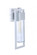 Perimeter 1 Light Medium Outdoor Wall Lantern in Satin Aluminum (20|ZA4014-SA)