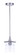 Canon 1 Light Outdoor Pendant in Satin Aluminum (20|ZA3611-SA)