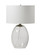 1 Light Glass/Metal Base Table Lamp in Brushed Polished Nickel (20|86245)