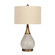 1 Light Concrete/Metal Base Table Lamp in Natural Concrete/Antique Brass (20|86237)