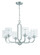 Collins 6 Light Chandelier in Brushed Polished Nickel (20|54226-BNK)