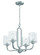 Collins 4 Light Chandelier in Brushed Polished Nickel (20|54224-BNK)