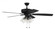 Pro Plus 104 52'' 5-Blade Ceiling Fan in Espresso w/ Espresso/Walnut Blades; Integrated Light Kit (20|P104ESP5-52ESPWLN)