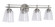Drake 4 Light Vanity in Brushed Polished Nickel (20|19633BNK4)