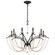 Priscilla 10 Light 120V Chandelier in Black with Bronze Pearl (168|BC7110N-51PBZ)