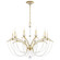 Priscilla 10 Light 120V Chandelier in Heirloom Silver with White Pearl (168|BC7110N-44PWT)