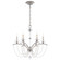 Priscilla 6 Light 120V Chandelier in Antique Silver with White Pearl (168|BC7106N-48PWT)