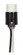 Candelabra Socket With Leads; 1-7/8'' Height; 3/4'' Diameter; 24'' #18 SF-1 B/W Leads 205C; (27|80/2385)