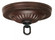 Ribbed Canopy Kit; Old Bronze Finish; 5'' Diameter; 1-1/16'' Center Hole; Includes Hardware; (27|90/1884)