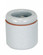 2 Piece Keyless Porcelain Socket With Fiber And 1/8 IP Slip Hole; Unglazed; 660W; 250V (27|80/2243)