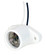 Keyless Porcelain Recessed Socket With Pre-Wired; 2'' Center And With Wireway; 6'' Leads; (27|80/2164)