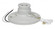 Glazed Porcelain On-Off Pull Chain Ceiling Receptacle; 7'' AWM B/W Leads 105C; Screw Terminals; (27|90/2639)
