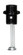 Push-in Terminal; No Paper Liner; 3'' Height; Full Threaded; Single Leg; 1/8 IP; Inside (27|80/1304)