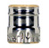 3 Piece Solid Brass Shell With Paper Liner; Short Keyless; Polished Nickel Finish (27|80/1472)