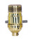 On-Off Push Thru Socket; 1/8 IPS; 3 Piece Stamped Solid Brass; Polished Brass Finish; 660W; 250V; (27|80/1032)