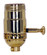 On-Off Turn Knob Socket With Removable Knob; 1/8 IPS; 3 Piece Stamped Solid Brass; Polished Brass (27|80/1030)
