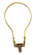 Bulb Clip; 1/4-27; 3-5/8'' Height; 2-1/8'' Diameter; Medium Base; Brass Plated Finish (27|90/940)