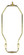 Light Duty Harp; Polished Brass Finish; 9'' Height; 1/8 IP Saddle; 1/4-27 Thread; 125 Carton (27|90/221)