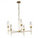 Luma 5 Arm Chandelier (65|105060-SKT-82-CR)