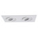 LOTOS 2IN SQUARE ADJUSTABLE 2 LIGHT (16|R2ESAR-2-W930-WT)