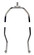 Heavy Duty Harp; Polished Nickel Finish; 8'' Height; 1/4-27 Thread (27|90/2251)