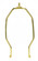 Heavy Duty Harp; Polished Brass Finish; 7'' Height; 1/4-27 Thread (27|90/2248)