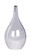 Polished Tear Drop Finial; Nickel Finish; 1-1/2'' Height; 1/8 IP (27|80/2103)