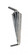 Large Bow-Tie Clip; 10.5mm; 7/16'' Height; Silver (27|90/1781)