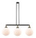 Beacon - 3 Light - 44 inch - Black Antique Brass - Stem Hung - Adjustable Island Light (3442|213-BAB-G201-12)