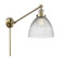 Seneca Falls - 1 Light - 10 inch - Antique Brass -Adjustable Swing Arm (3442|237-AB-G222-LED)