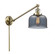 Bell - 1 Light - 8 inch - Antique Brass -Adjustable Swing Arm (3442|237-AB-G73)