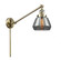 Fulton - 1 Light - 8 inch - Antique Brass -Adjustable Swing Arm (3442|237-AB-G173-LED)